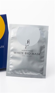 月のしずく　ホワイト　バイオ　マスク　28mL x 1枚